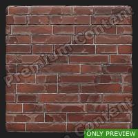 PBR wall brick old preview 0002